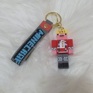 Minecraft Red Keychain for Kids